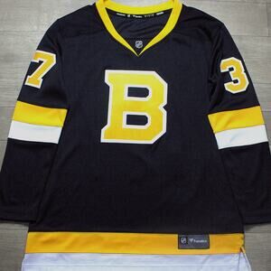 Boston Bruins Patrice Bergeron #37 Fanatics NHL Jersey Womens M